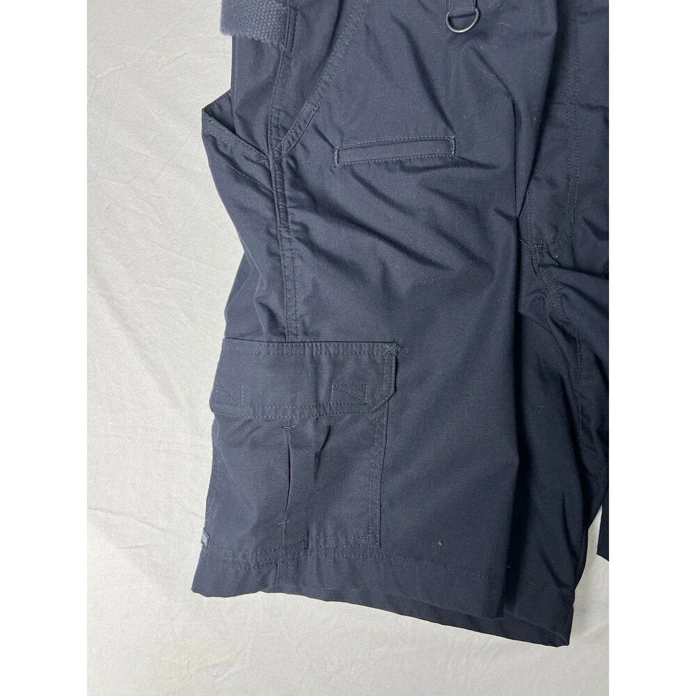 Mens 5.11 Tactical Taclite Utility Shorts Cargo Pockets Sz 40 Navy Blue